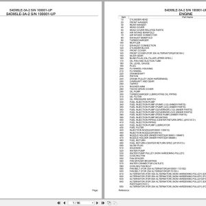 Komatsu Engine S4D95LE 3A 2 100001 UP Parts Catalog (1)