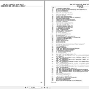 Komatsu Engine S6D102E 1DD 6 26200163 UP Parts Catalog (1)