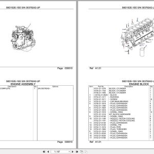 Komatsu Engine S6D102E 1EE 30379242 UP Parts Catalog (1)