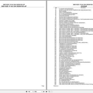 Komatsu Engine S6D102E 1F 6U 26200163 UP Parts Catalog (1)