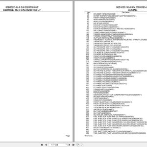 Komatsu Engine S6D102E 1K 6 26200163 UP Parts Catalog (1)