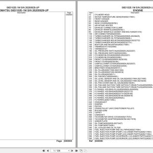Komatsu Engine S6D102E 1M 26200929 UP Parts Catalog (1)