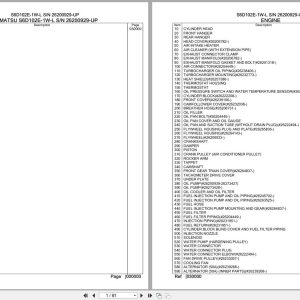 Komatsu Engine S6D102E 1W L 26200929 UP Parts Catalog (1)