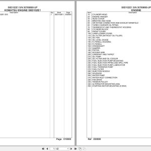 Komatsu Engine S6D102E1 Parts Catalog (1)