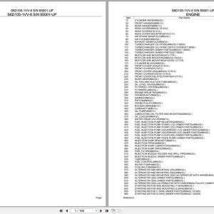 Komatsu Engine S6D105 1VV 6 65001 UP Parts Catalog (1)