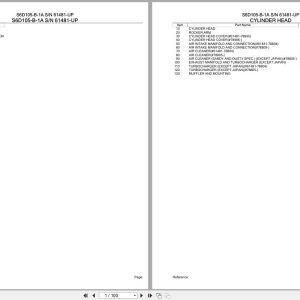 Komatsu Engine S6D105 B 1A 61481 UP Parts Catalog (1)
