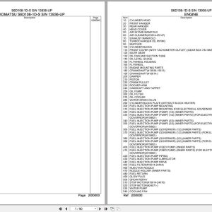 Komatsu Engine S6D108 1D S 13936 UP Parts Catalog (1)