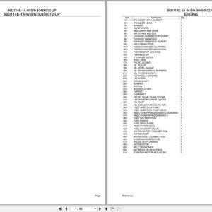 Komatsu Engine S6D114E 1A W 30456012 UP Parts Catalog (1)