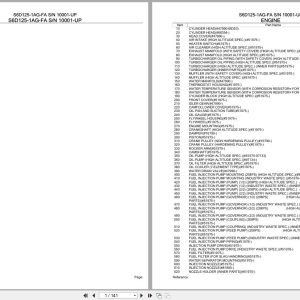 Komatsu Engine S6D125 1AG FA 10001 UP Parts Catalog (1)