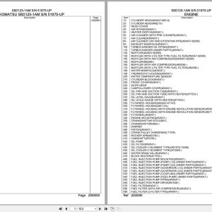 Komatsu Engine S6D125 1AM 51975 UP Parts Catalog (1)