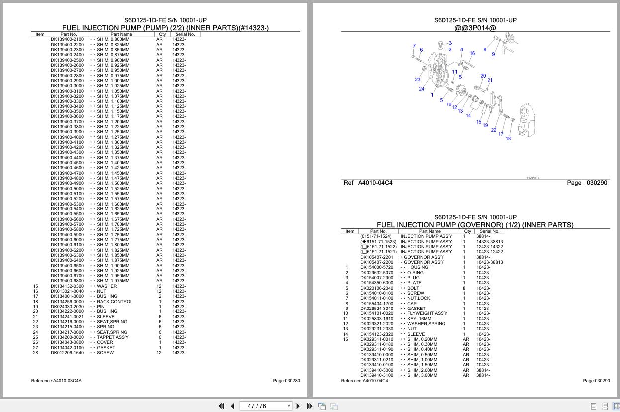 Komatsu Engine S6D125 1D FE 10001 UP Parts Catalog (2)