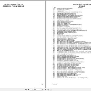 Komatsu Engine S6D125 1M FA 10001 UP Parts Catalog (1)