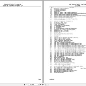 Komatsu Engine S6D125 1R FA 10001 UP Parts Catalog (1)
