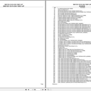 Komatsu Engine S6D125 1S FA 10001 UP Parts Catalog (1)