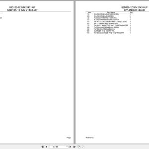 Komatsu Engine S6D125 1Z 21431 UP Parts Catalog (1)
