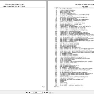 Komatsu Engine S6D125E 2A 6 60721 UP Parts Catalog (1)
