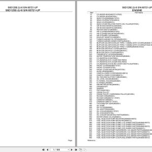 Komatsu Engine S6D125E 2J 6 60721 UP Parts Catalog (1)