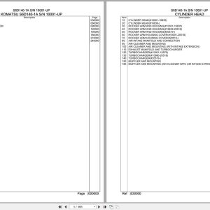 Komatsu Engine S6D140 1A 10001 UP Parts Catalog (1)