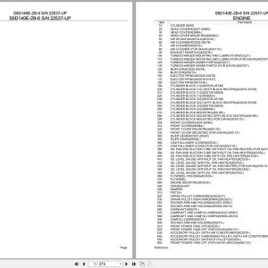 Komatsu Engine S6D140E 2B 6 22537 UP Parts Catalog (1)