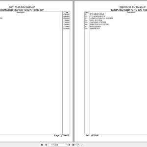 Komatsu Engine S6D170 1D 10490 UP Parts Catalog (1)