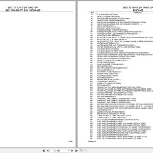 Komatsu Engine S6D170 1D 6T 10001 UP Parts Catalog (1)