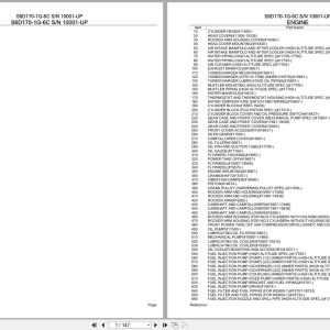 Komatsu Engine S6D170 1G 6C 10001 UP Parts Catalog (1)
