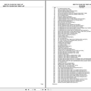 Komatsu Engine S6D170 1G 6W 10001 UP Parts Catalog (1)