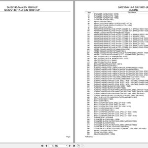 Komatsu Engine SA12V140 1A A 10001 UP Parts Catalog (1)