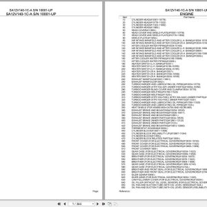 Komatsu Engine SA12V140 1C A 10001 UP Parts Catalog (1)