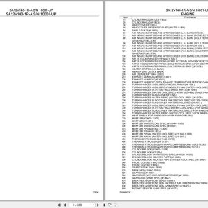 Komatsu Engine SA12V140 1R A 10001 UP Parts Catalog (1)