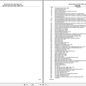 Komatsu Engine SA12V140 1S A 10001 UP Parts Catalog (1)
