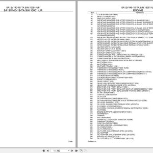Komatsu Engine SA12V140 1S TA 10001 UP Parts Catalog (1)