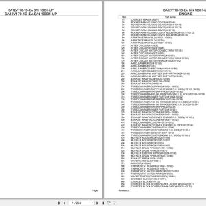Komatsu Engine SA12V170 1D EA 10001 UP Parts Catalog (1)
