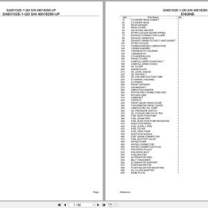 Komatsu Engine SA6D102E 1 GD 46018290 UP Parts Catalog (1)