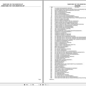 Komatsu Engine SA6D102E 1B 7 26200163 UP Parts Catalog (1)