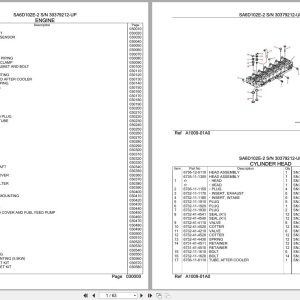 Komatsu Engine SA6D102E 2 30379212 UP Parts Catalog (1)