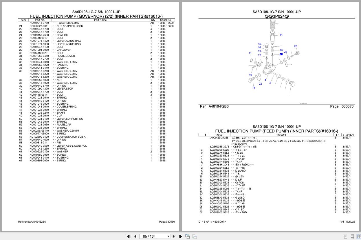 Komatsu Engine SA6D108 1G 7 10001 UP Parts Catalog (2)