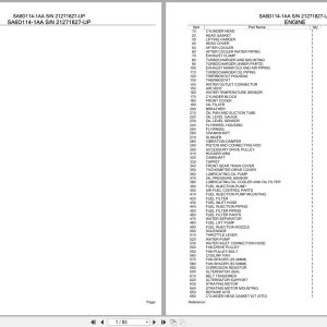Komatsu Engine SA6D114 1AA 21271827 UP Parts Catalog (1)