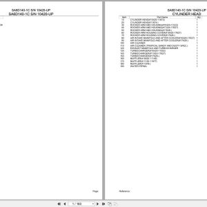 Komatsu Engine SA6D140 1C 10420 UP Parts Catalog (1)