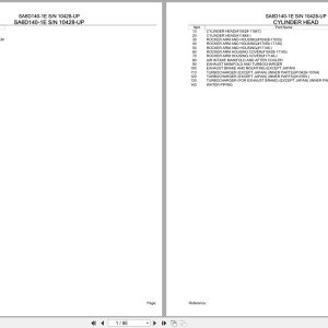 Komatsu Engine SA6D140 1E 10428 UP Parts Catalog (1)