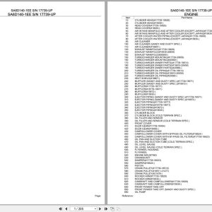 Komatsu Engine SA6D140 1EE 17739 UP Parts Catalog (1)