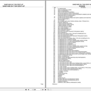 Komatsu Engine SA6D140E 2A 7 22537 UP Parts Catalog (1)