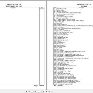 Komatsu Engine SA6D140E 3 Parts Catalog (1)