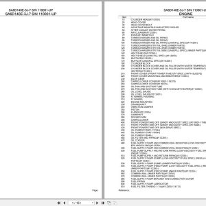 Komatsu Engine SA6D140E 3J 7 110001 UP Parts Catalog (1)