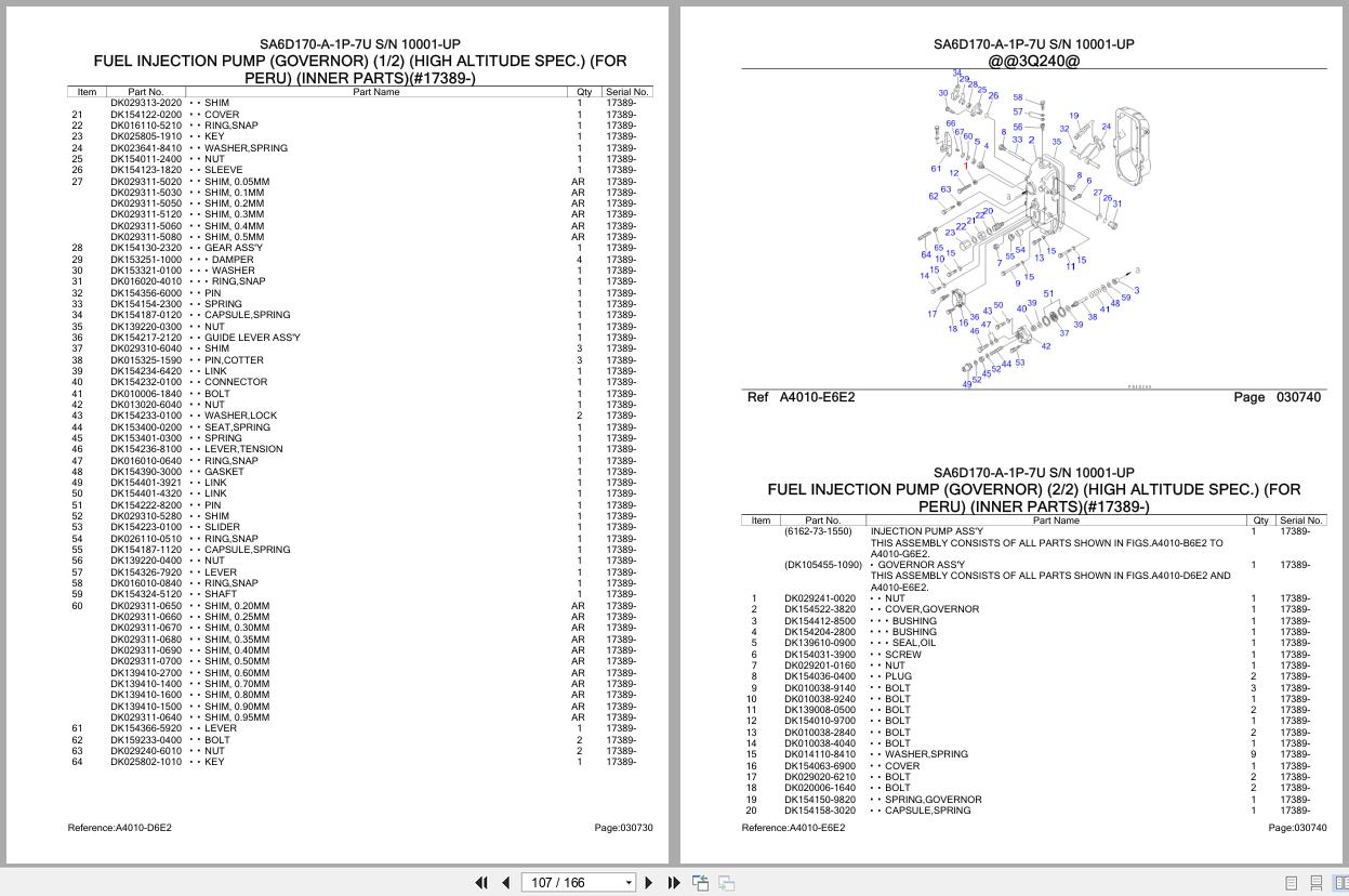 Komatsu Engine SA6D170 A 1P 7U 10001 UP Parts Catalog (2)