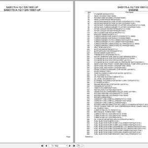 Komatsu Engine SA6D170 A 1Q 7 10001 UP Parts Catalog (1)