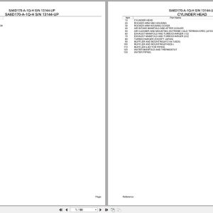 Komatsu Engine SA6D170 A 1Q H 13144 UP Parts Catalog (1)