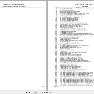 Komatsu Engine SA6D170 B 1F 7 10001 UP Parts Catalog (1)