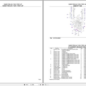 Komatsu Engine SA6D170E 2A 7 17001 UP Parts Catalog (1)