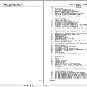Komatsu Engine SA6D170E 2A D 17353 UP Parts Catalog (1)
